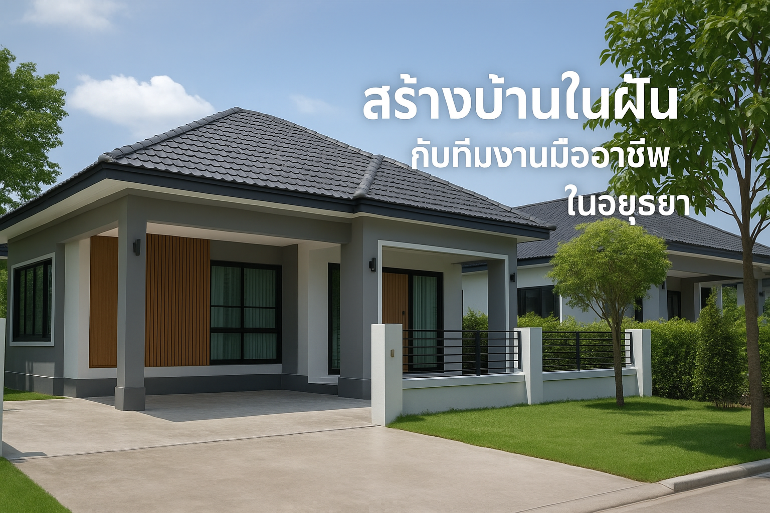 รับสร้างบ้านอยุธยา